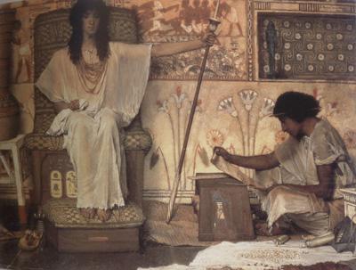 Alma-Tadema, Sir Lawrence Joseph,Overseer of Pharaoh's Granaries (mk23) china oil painting image